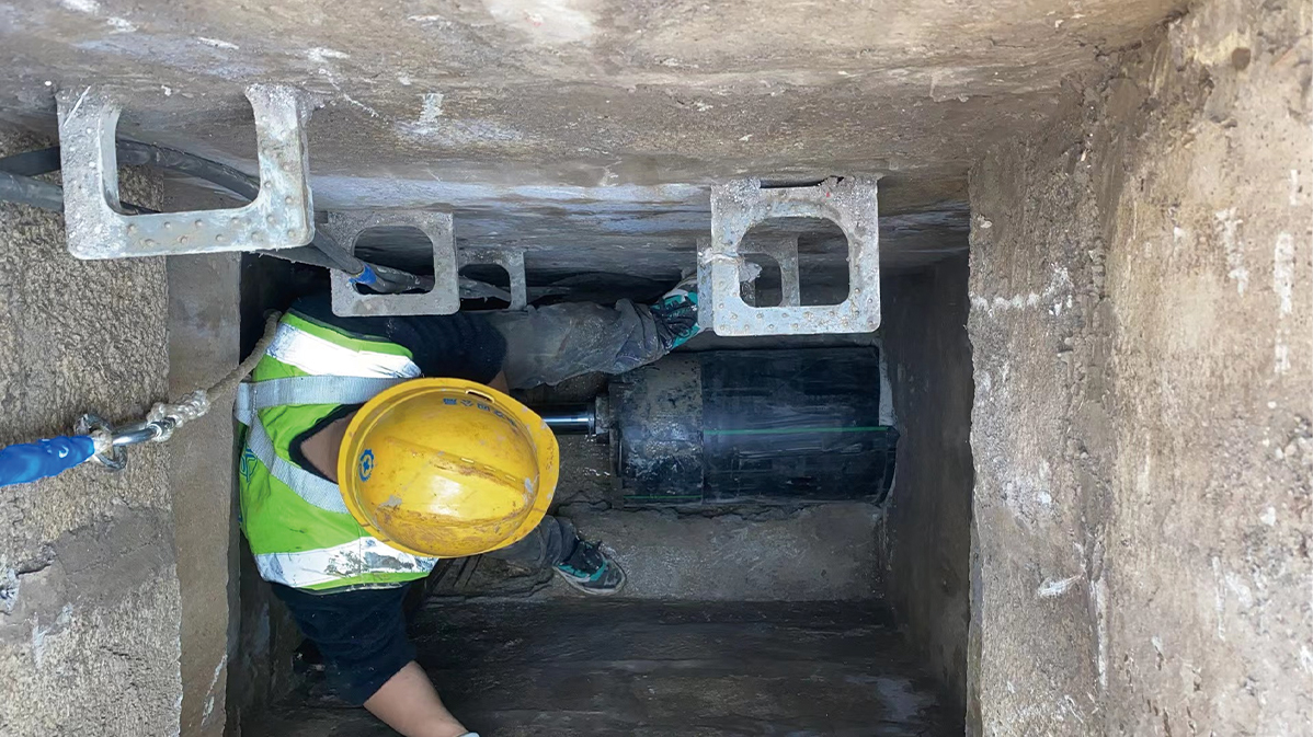 白沙HDPE短管内衬法